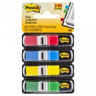 ZAKŁADKI INDEKSUJĄCE PLASTIKOWE 4 KOL. 12X43/35 683-4 POST-IT