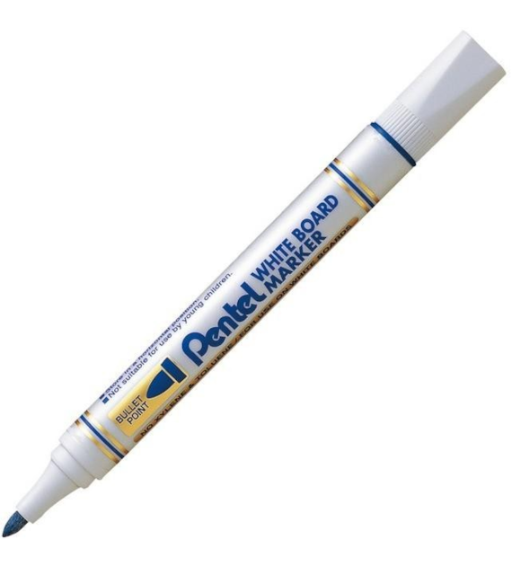 MARKER SUCHOŚCIERALNY PENTEL OKRĄGŁY NIEBIESKI