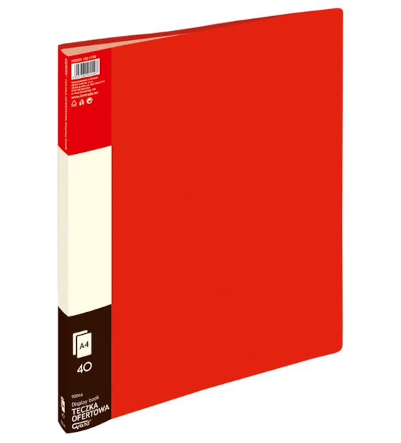 TECZKA OFERTOWA 40 KOSZULEK CZERWONA