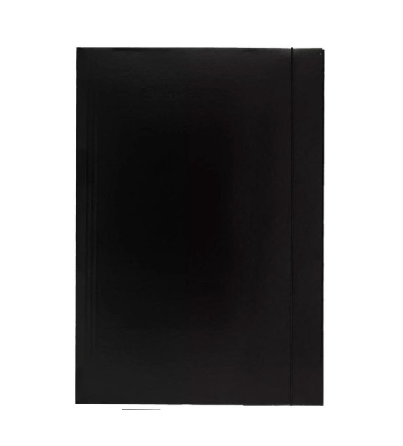 TECZKA Z GUMKĄ BARBARA CZARNA opak. 25 szt.