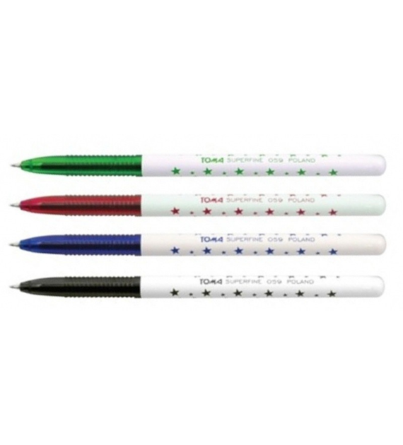 DŁUGOPIS TOMA TO-059  CZARNY   opak. 30 szt.