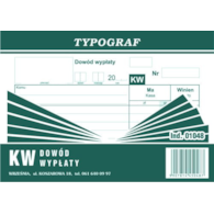 KASA WYDA A-6 SAMOKOPIA TYPOGRAF opak. 5 bloczków