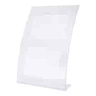 STOJAK NA ULOTKI A-5 WYPUKŁY PIONOWY PRZEZROCZYSTY