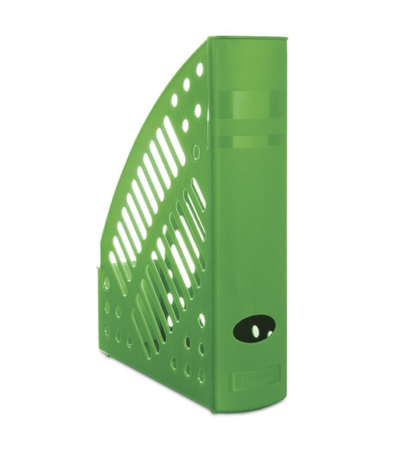 POJEMNIK NA CZASOPISMA PCV AŻUROWY A-4 ZIELONY