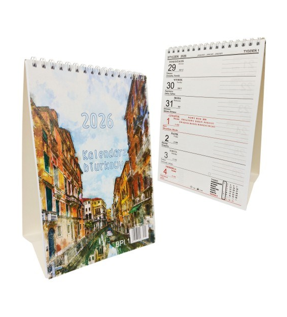 KALENDARZ STOJĄCY TYP MERKURY 140X200 kart. 100 szt.