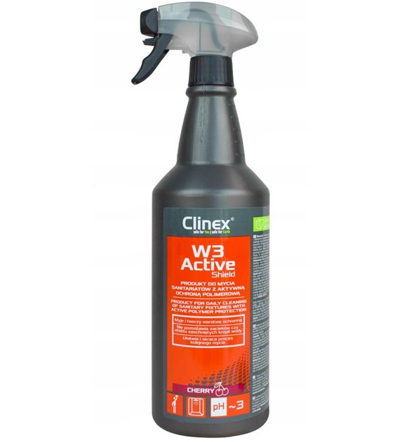 PŁYN DO SANITARIATÓW CLINEX W3 ACTIV SHIELD 1L