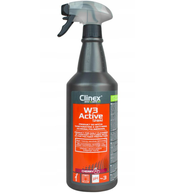 PŁYN DO SANITARIATÓW CLINEX W3 ACTIV SHIELD 1L