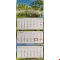 KALENDARZ TRÓJDZIELNY KRAJOBRAZ kart. 50 szt.