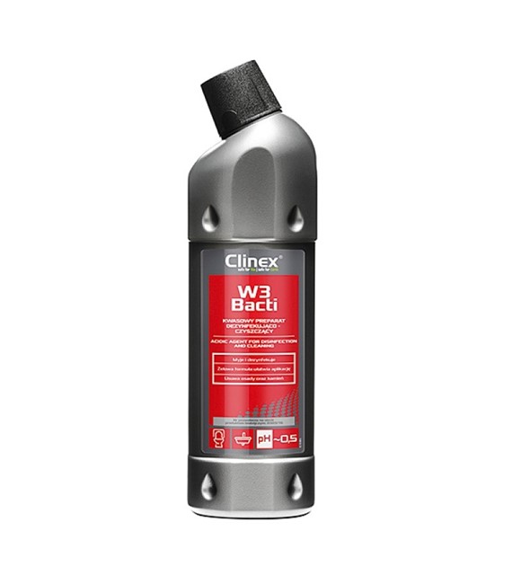 PŁYN DO SANITARIATÓW CLINEX W3 BACTI 1L