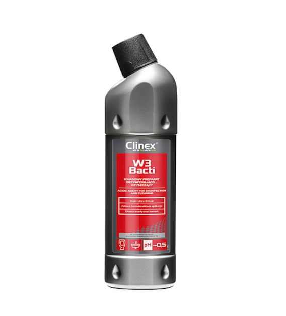 PŁYN DO SANITARIATÓW CLINEX W3 BACTI 1L