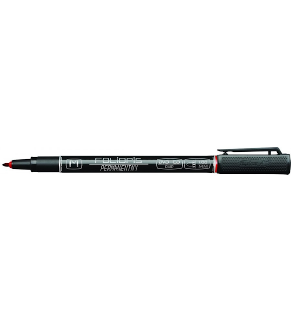 MARKER CD RYSTOR M-1mm CZERWONY opak. 12 szt.