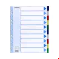 PRZEKŁADKI A-4/1-10 ESSELTE PLASTIK/KOLOR/MAXI