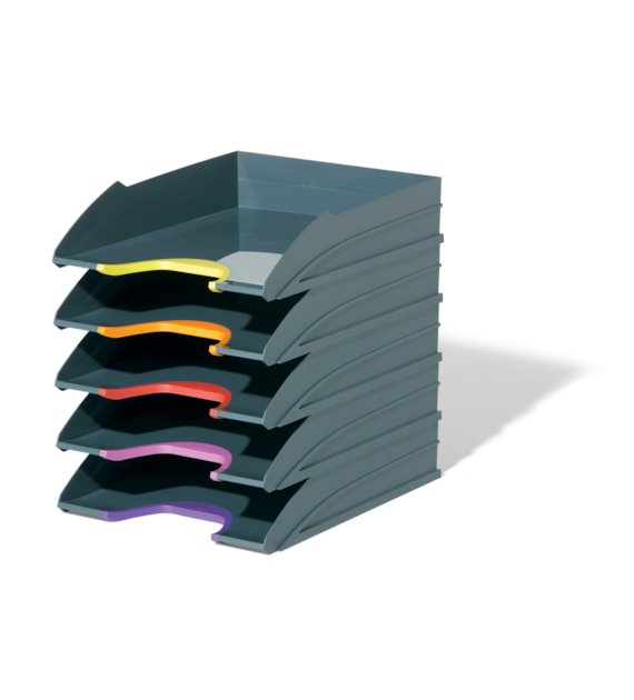 ZESTAW SZUFLAD VARICOLOR 5 TACEK SZARY opak. 5 szt.