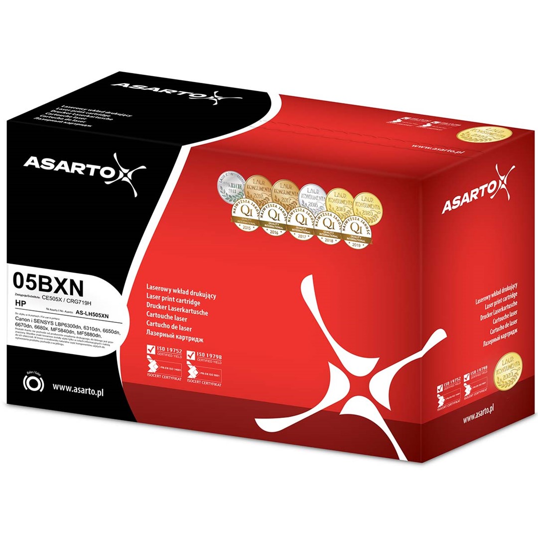 ASARTO HP 05X CE505X/6,5TYS/CZARNY
