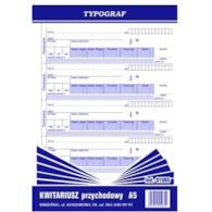 KWITARIUSZ PRZYCHODOWY A-5 Typograf Numerowany