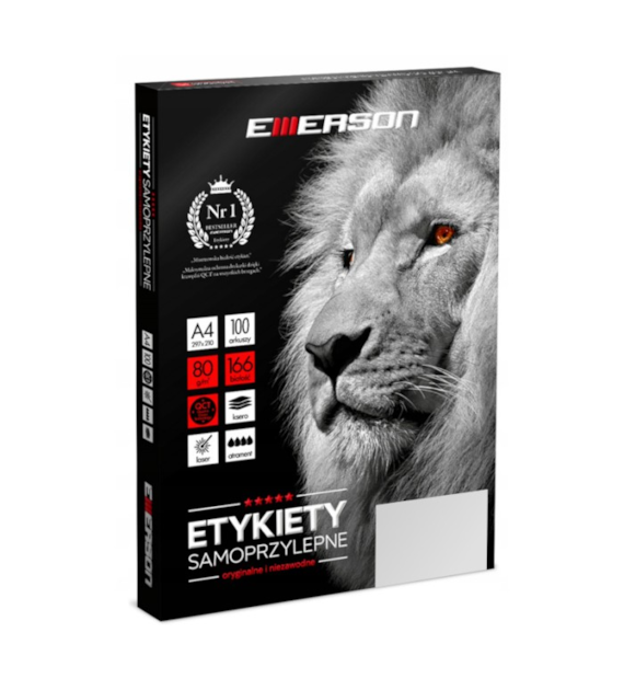 ETYKIETY SAMOPRZYLEPNE A-4 45,7 X 21,2mm opak. 100 szt.  /52/