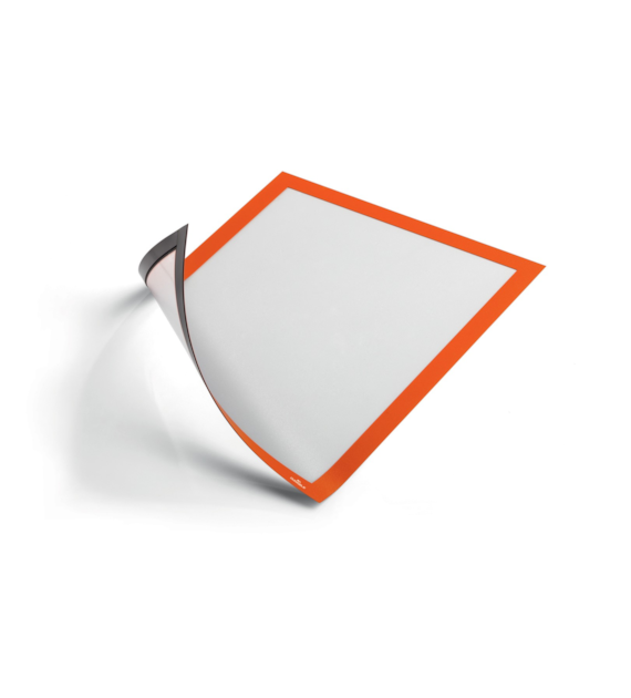 RAMKA MAGNETYCZNA DURAFRAME A-4 POMARAŃCZOWA opak. 5 szt.