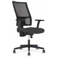 KRZESŁO TAKTIK MESH TS25  GTP46  ERGON-2L Regulowane podłokietniki czarne