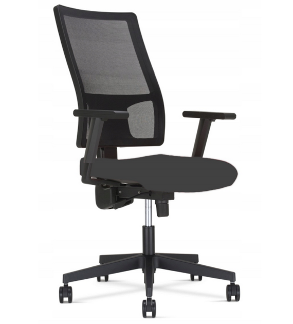 KRZESŁO TAKTIK MESH TS25 ERGON-2L Regulowane podłokietniki czarne