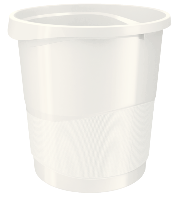 KOSZ NA ŚMIECI PLASTIK PEŁNY 14L LEITZ EUROP.VIVIDA BIAŁY