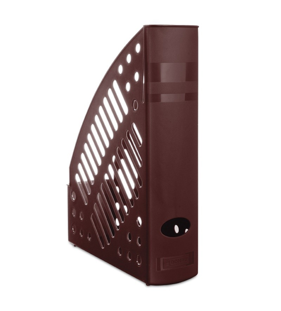 POJEMNIK NA CZASOPISMA PCV AŻUROWY A-4 BORDOWY