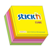 NOTES SAMOPRZYLEPNY 51X51/250k Mix neon  Stick'n