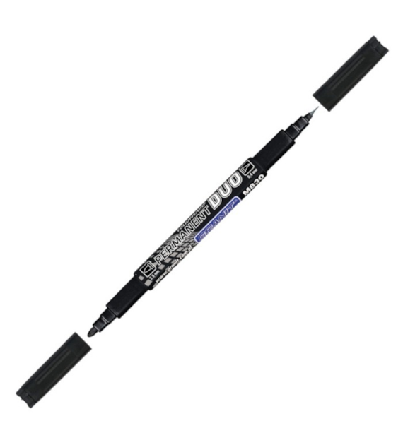 MARKER CD-DWUSTRONNY GRANIT M830 0,7mm Czarny opak. 20 szt.