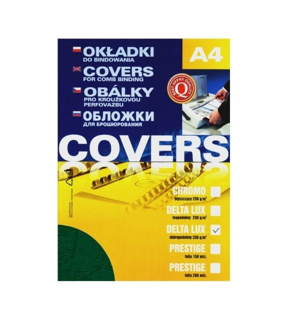 OKŁADKA DO BINDOWANIA 250G ZIELEŃ opak. 100 szt.