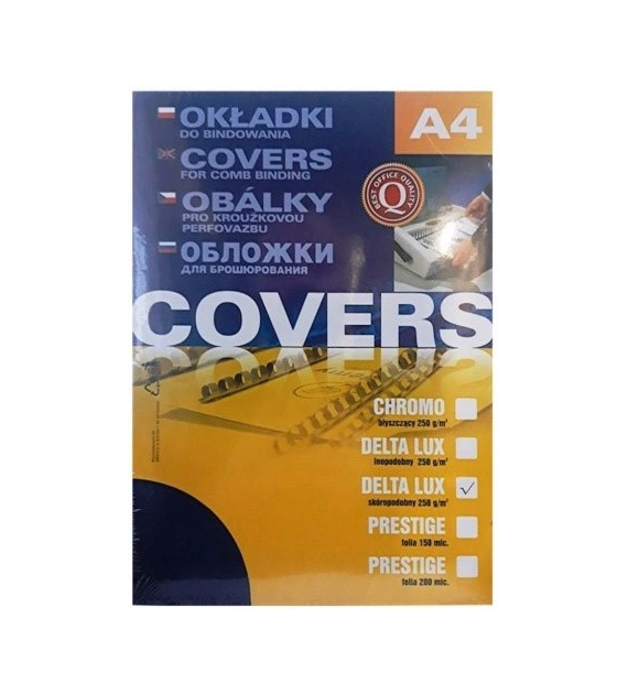 OKŁADKA DO BINDOWANIA 250G GRANAT opak. 100 szt.