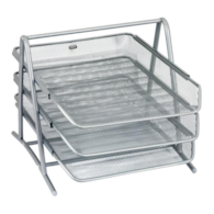 SZUFLADA METAL 3 PÓŁKI GR-069S SREBRNY