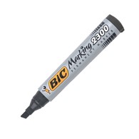 MARKER PERMANENT BIC ŚCIĘTY CZARNY opak. 12 szt.