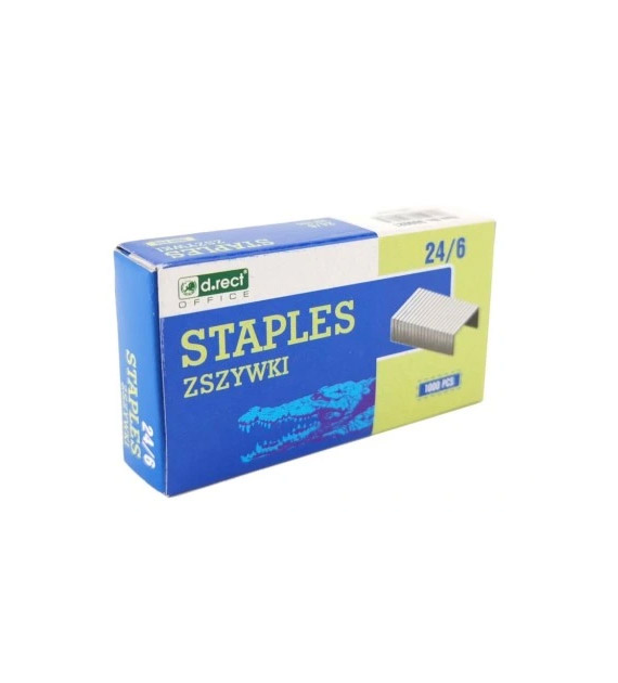 ZSZYWKI 24/6 25k.  D.rect  opak. 10 szt.