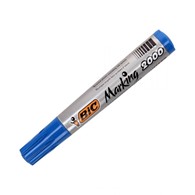 MARKER PERMANENT BIC ECOLUTIONS OKRĄGŁY NIEBIESKI opak. 12 szt.