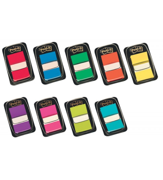 ZAKŁADKI INDEKSUJĄCE PLASTIKOWE 1 KOL. 25X43 50K 680-5 POST-IT ŻÓŁTE