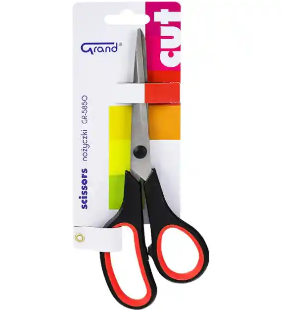 NOŻYCZKI 21,5cm  GR5850  Gumowa rączka