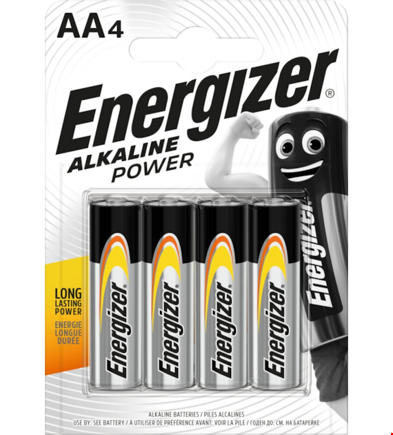 BATERIA LR6 AA  ENERGIZER ALKALINE POWER opak. 4 szt.