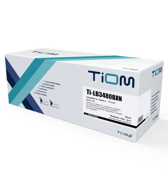 TIOM BROTHER TN3480/8TYS/CZARNY