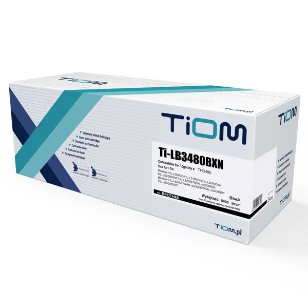 TIOM BROTHER TN3480/8TYS/CZARNY