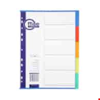 PRZEKŁADKI A-4/5 PLASTIK Kolorowe