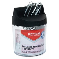 POJEMNIK NA SPINACZE Z MAGNESEM I SPINACZAMI