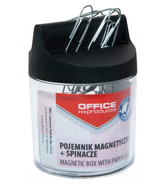 POJEMNIK NA SPINACZE Z MAGNESEM I SPINACZAMI