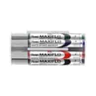MARKER SUCHOŚCIERALNY 4 KOLORY+GĄBKA PENTEL MAXIFLO S