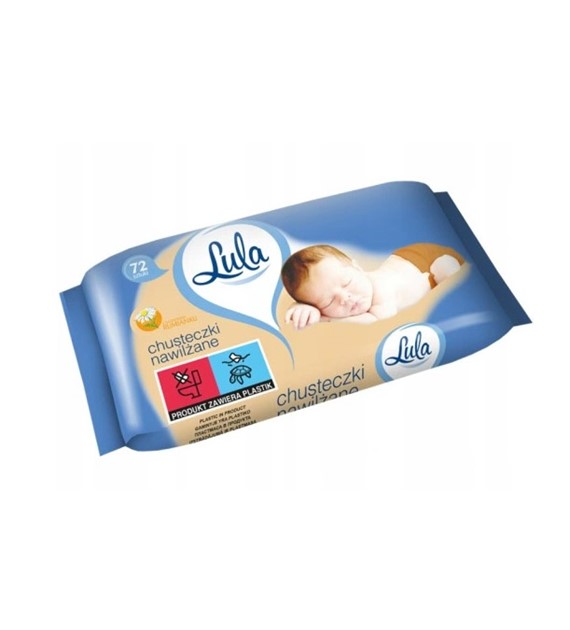 CHUSTECZKI NAWILŻONE LULA opak. 72 szt.