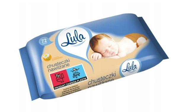 CHUSTECZKI NAWILŻONE LULA opak. 72 szt.