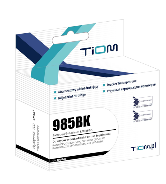 TIOM BROTHER LC985/300STR/CZARNY