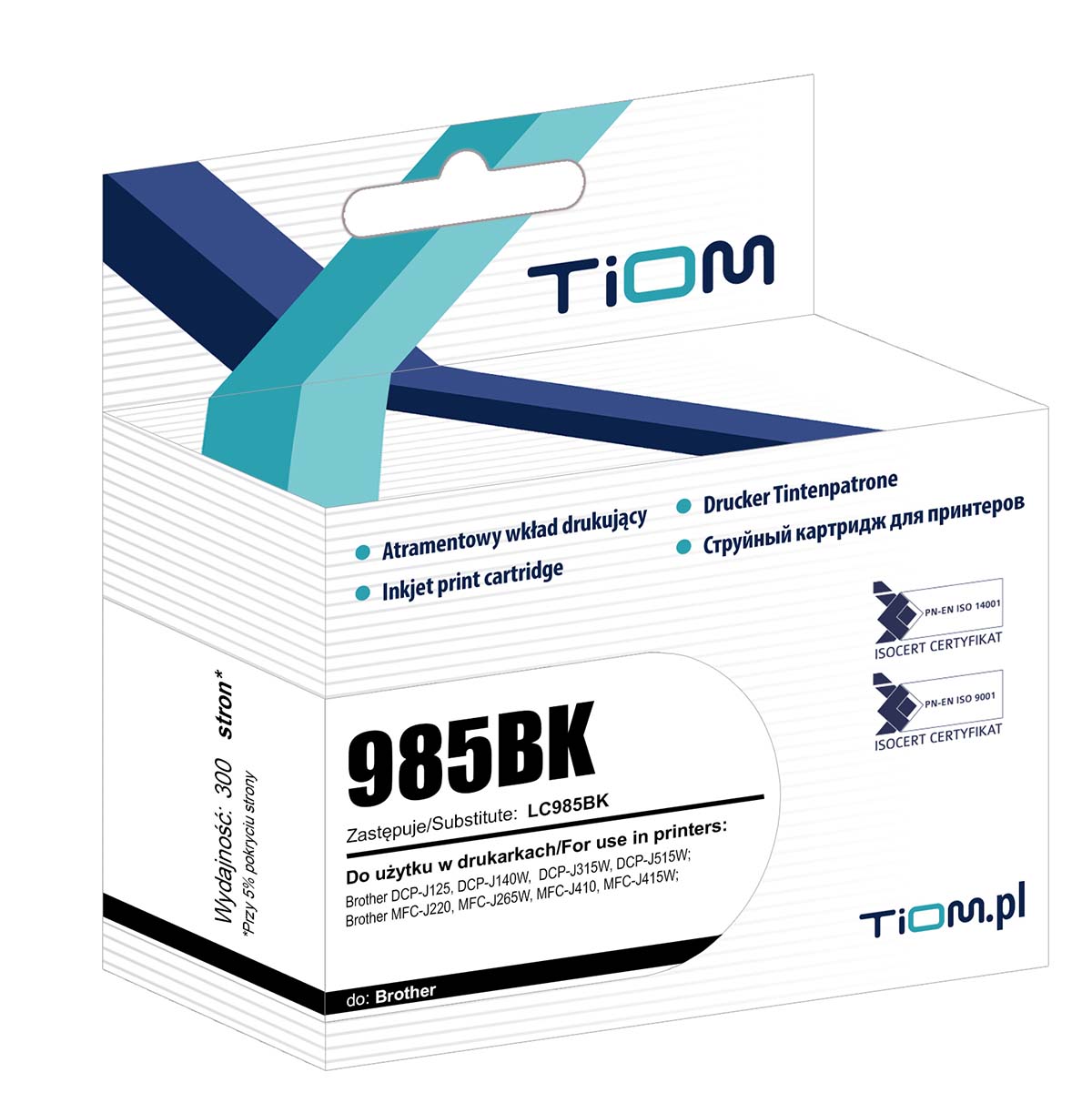 TIOM BROTHER LC985/300STR/CZARNY