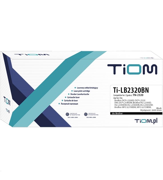 TIOM BROTHER TN2320/2,6TYS/CZARNY