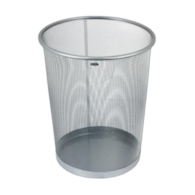 KOSZ NA ŚMIECI METAL 19L TY-196 GRAND SREBRNY
