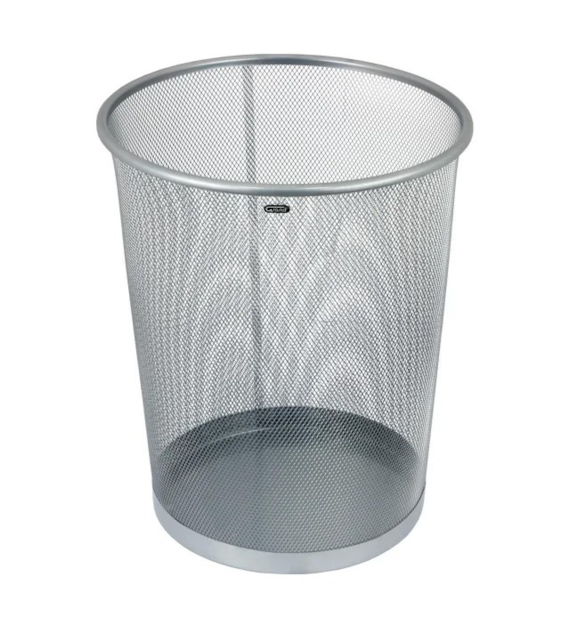 KOSZ NA ŚMIECI METAL 19L TY-196 GRAND SREBRNY