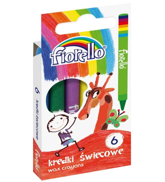 KREDKI ŚWIECOWE 6 kolorów GRAND